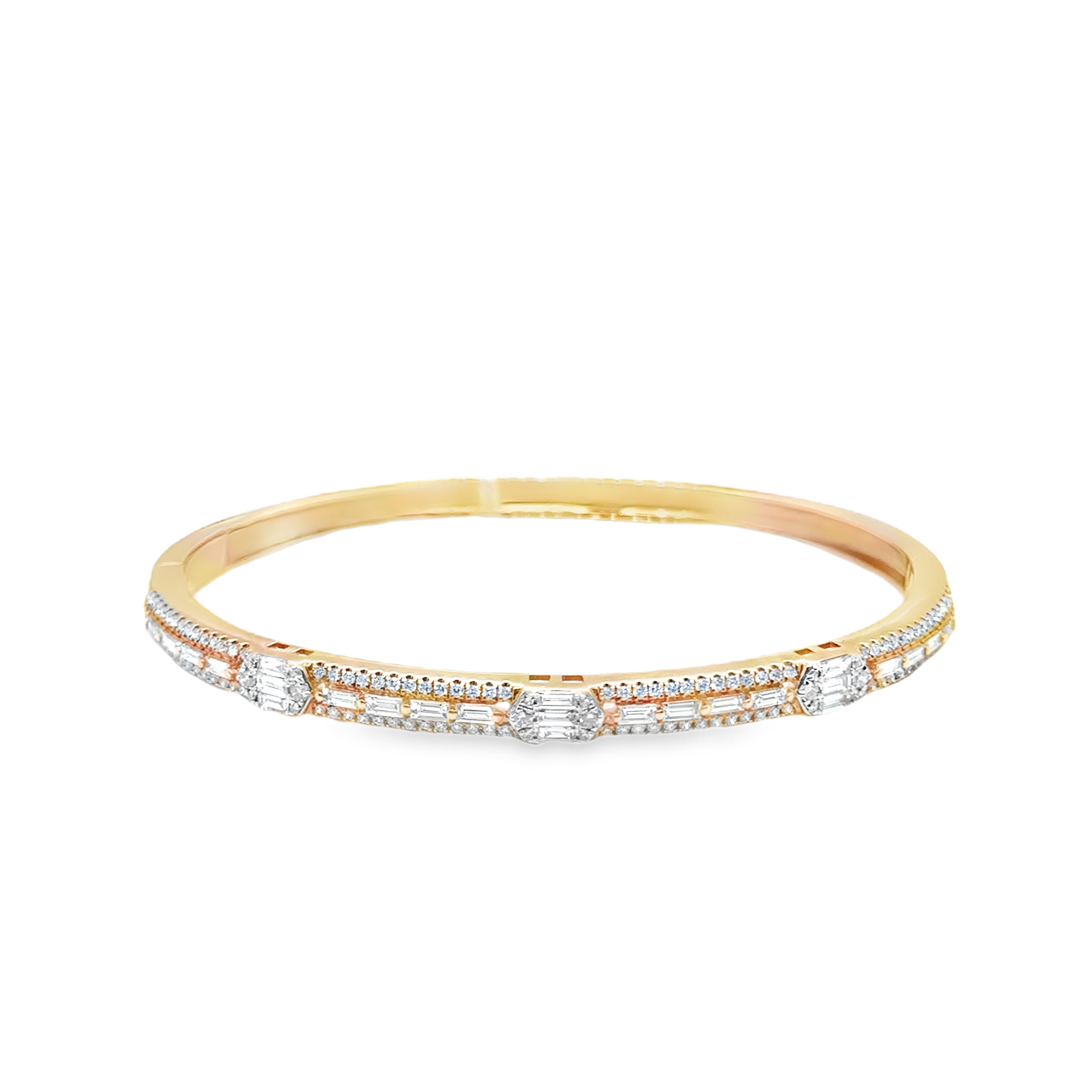 Diamond-Studded Bangle
